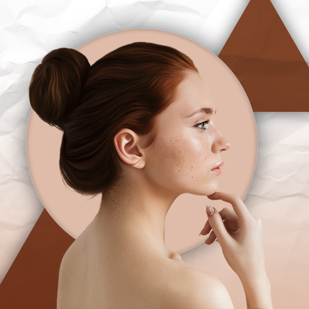 Portrait réalisé avec Photoshop