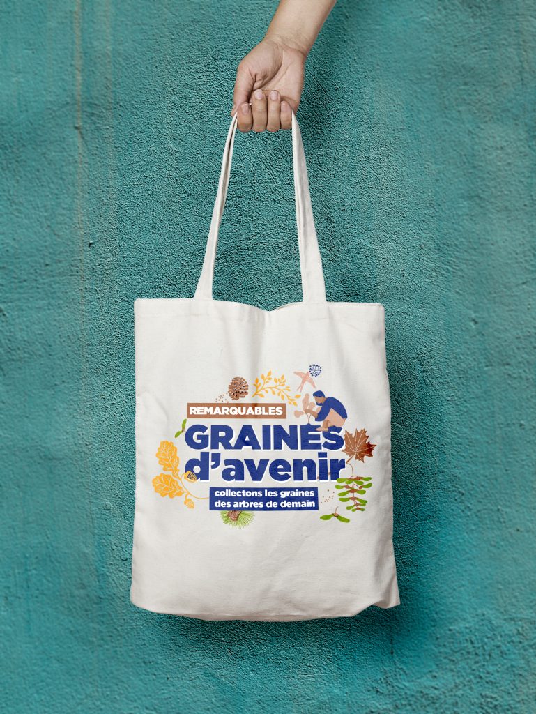 Tote bag Graines d'avenir pour Nantes Métropole, direction nature et jardins